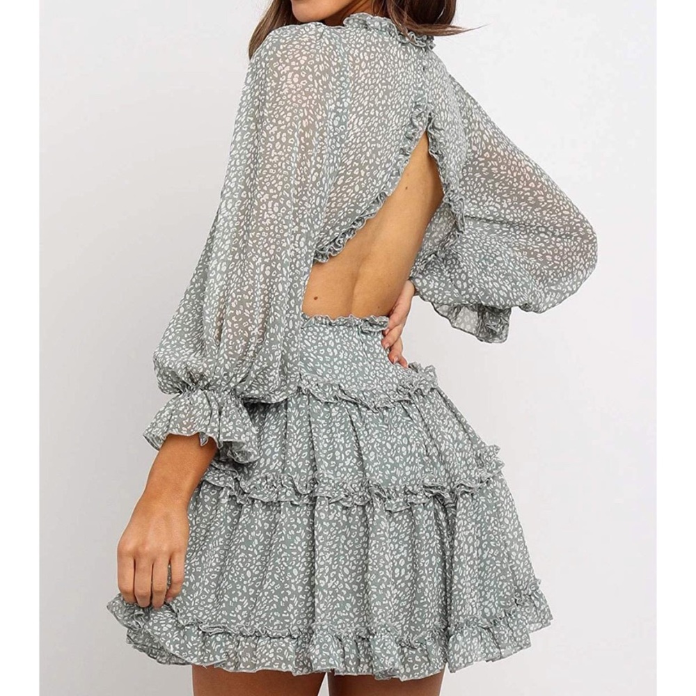 Amazon Ruffle Dress - Picture 3 of 6